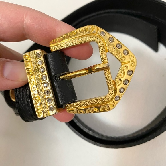 MARINA Accessories - Marina Black Leather Belt
